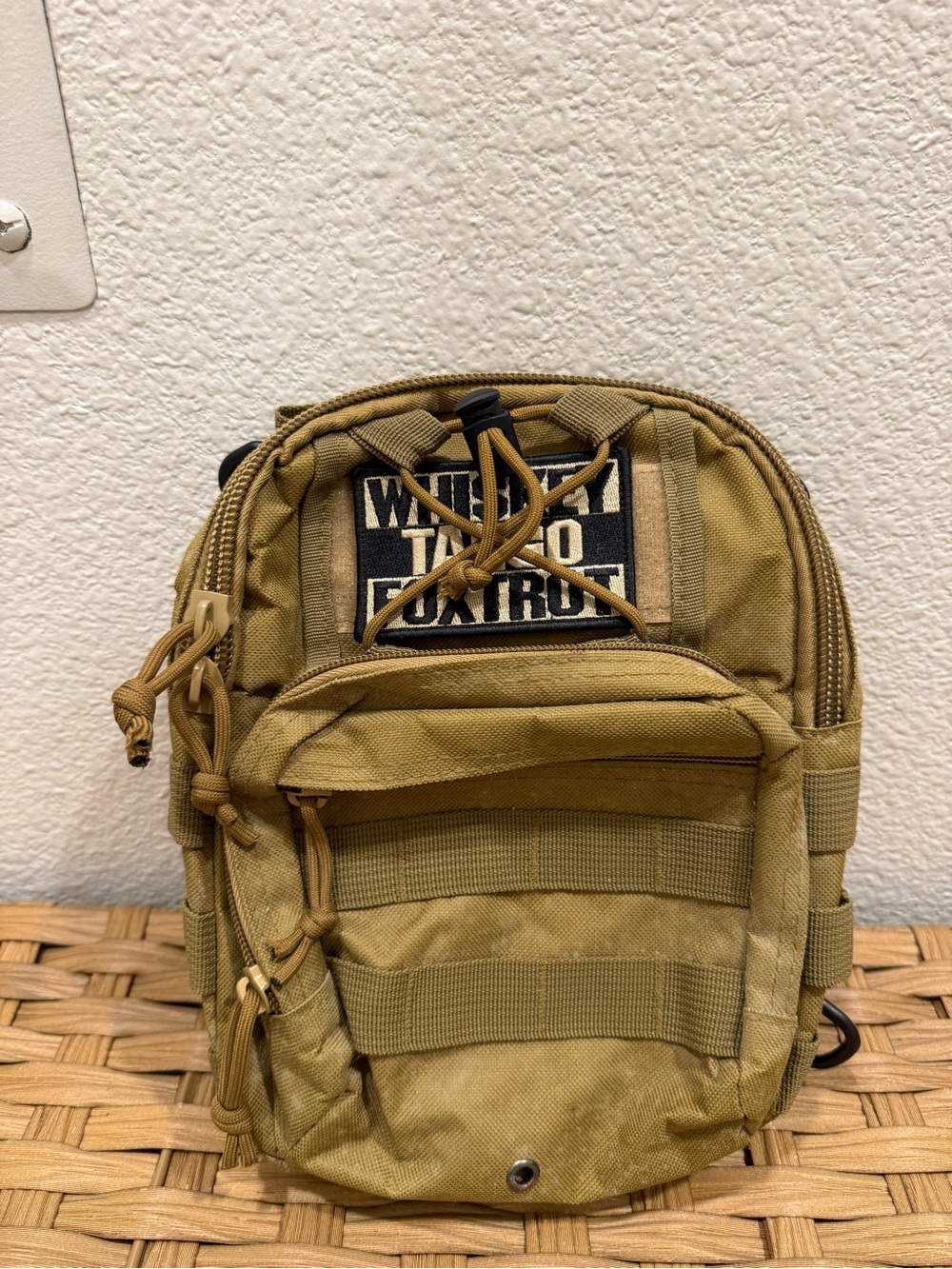 Tactical Crossbody Bag - Coyote Brown
